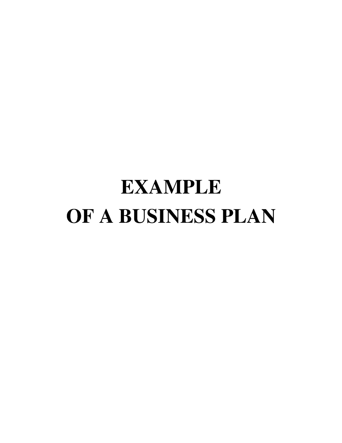 project background and history of business plan