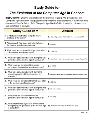 Artificial Intelligence Study Guide - Artificial Intelligence Study ...