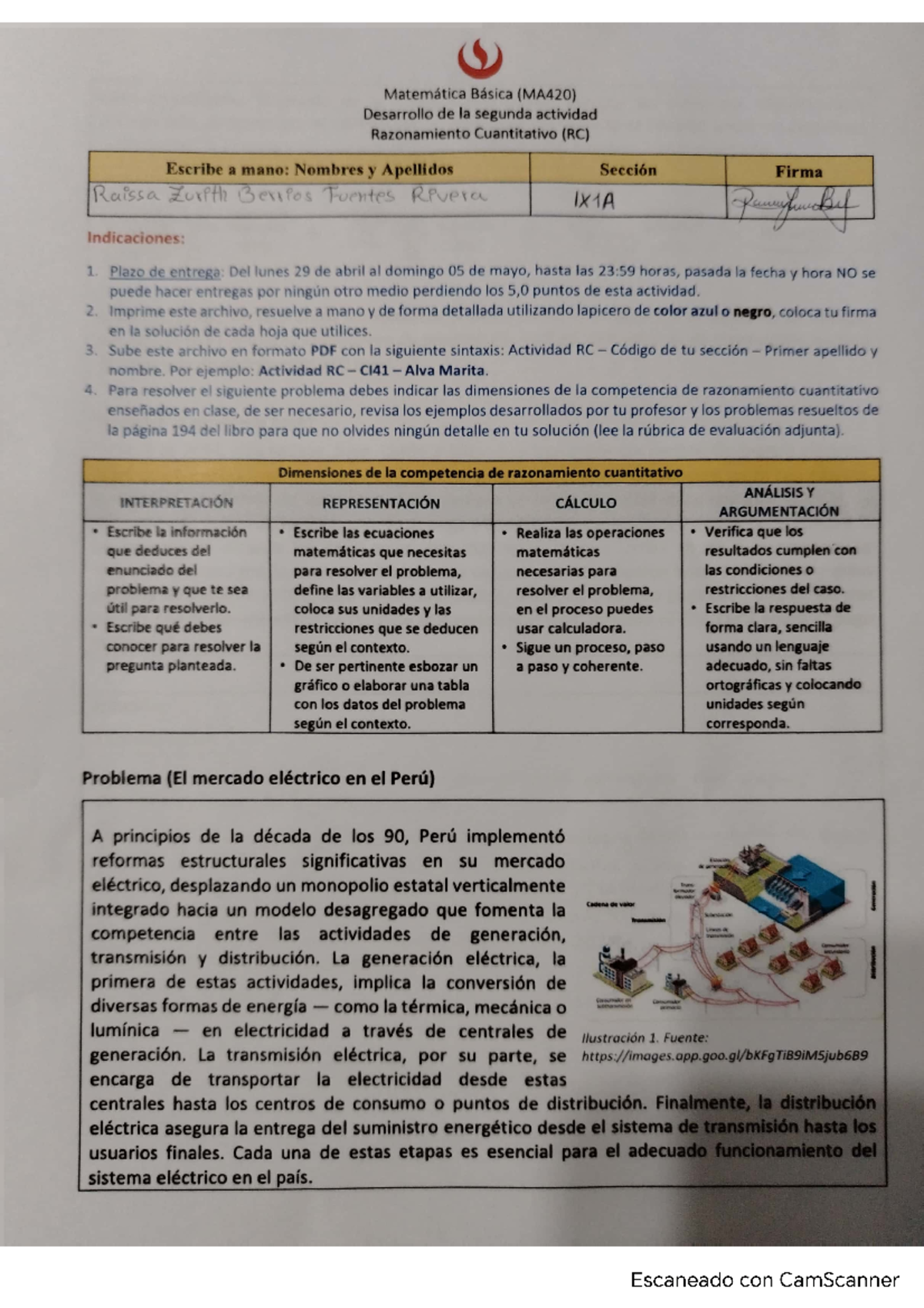 Desarrollo De La Segunda Actividad RC-Raissa - Matemática Básica (MA420 ...