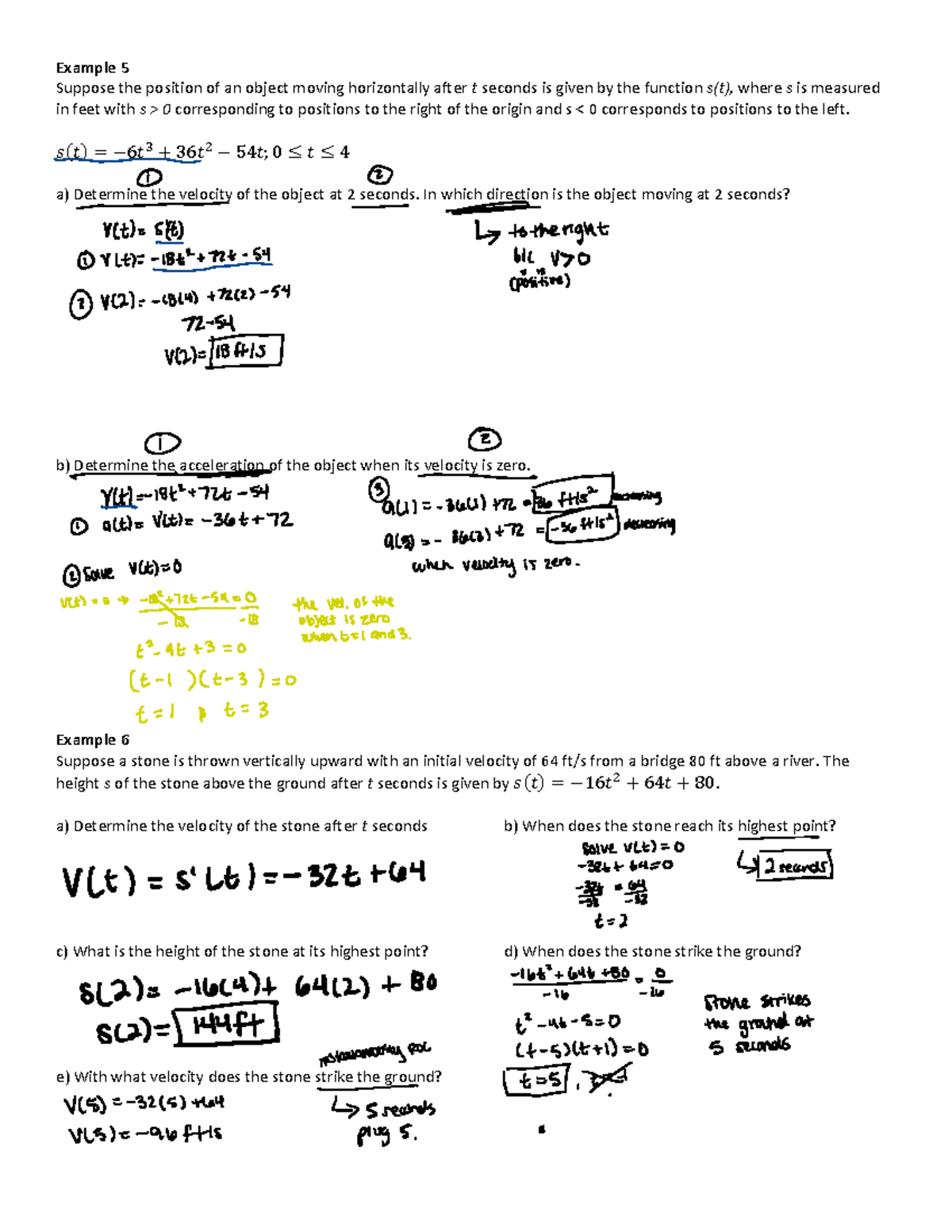 3-6-derivatives-as-rates-of-change-example-5-suppose-the-position-of