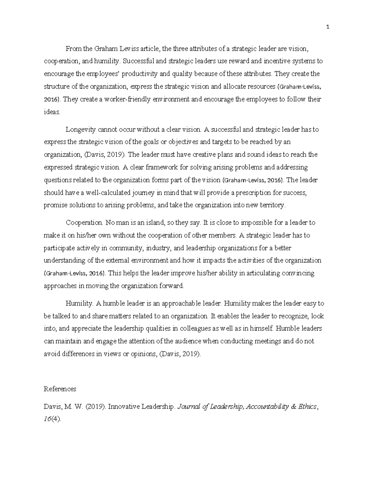 UNIT7 D2 Merit Enterprise Corp. 1 From the Graham Leviss article