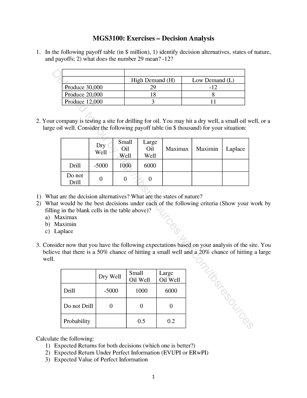 exercises-with-solutions-mgs3100-exercises-decision-analysis-in