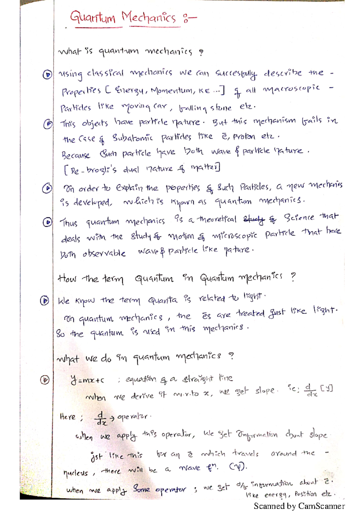 Quantum - Notes - Quantum chemistry,chemistry - Studocu