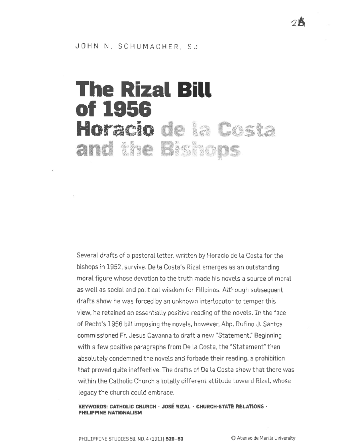 Rizal BILL Life and Works of Jose Rizal Studocu