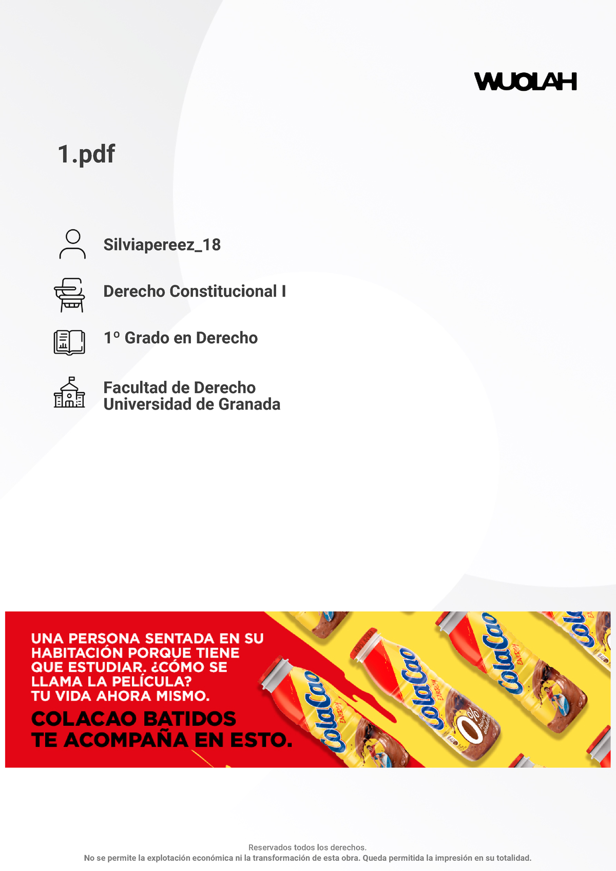 Wuolah-free-1 - Assdasasd - 1 Silviapereez_ Derecho Constitucional I 1º ...