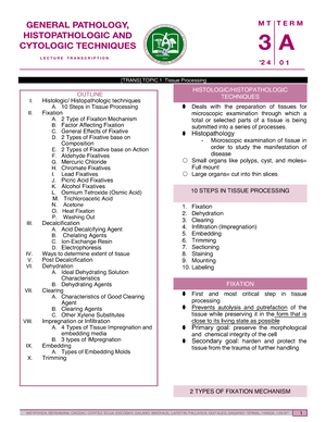 Hematology Lab Prelim Hct Hgb ESR - [LAB - PRELIM] TOPIC SUMMARY: HGB ...