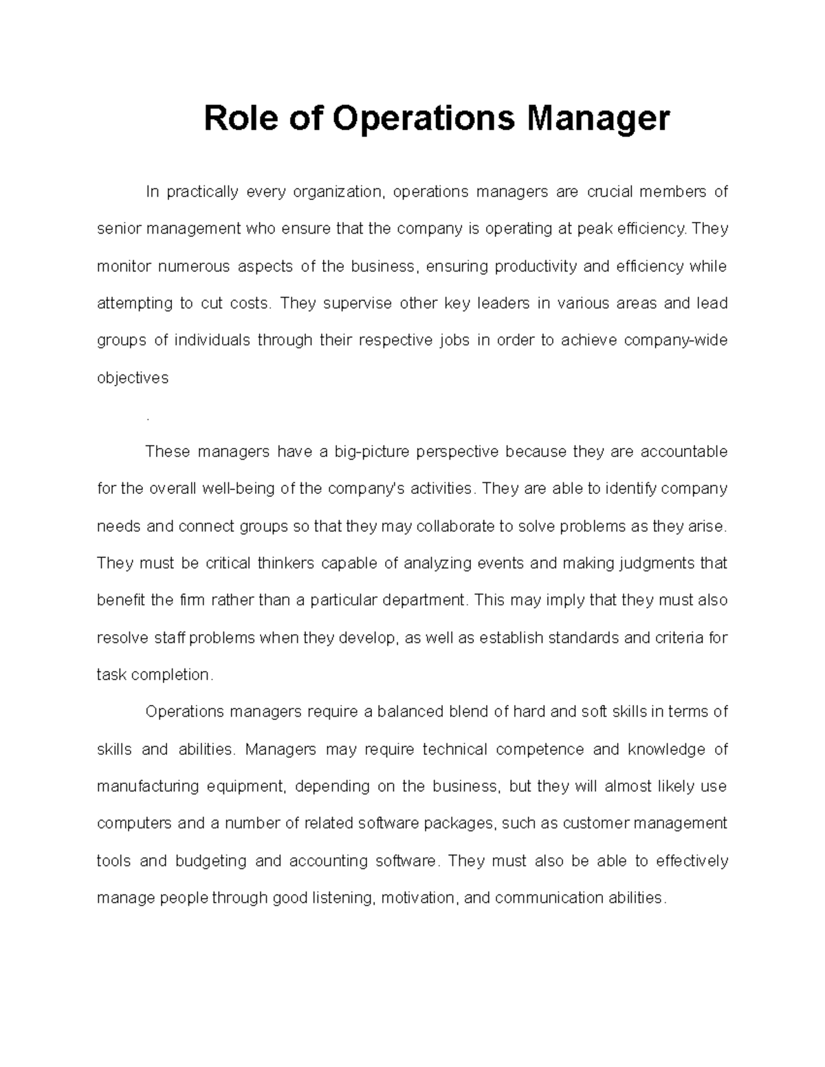 what-is-operations-manager-role-of-operations-manager-in