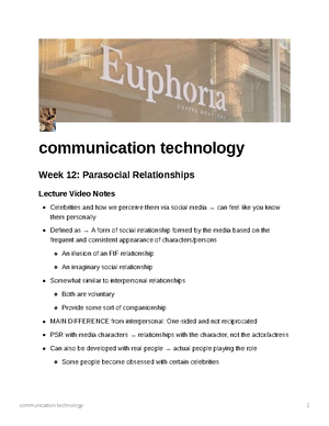 Chapters 7-8 - chapters 7- Chapter 7: Social Information Processing and ...