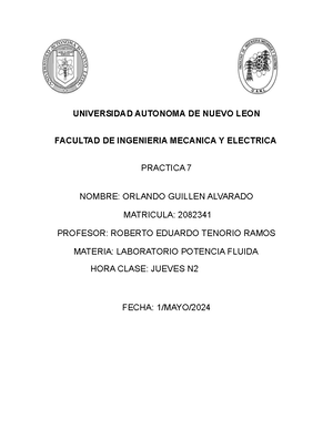 Practica 3 - ....... - Universidad Autónoma de Nuevo León. Facultad de ...