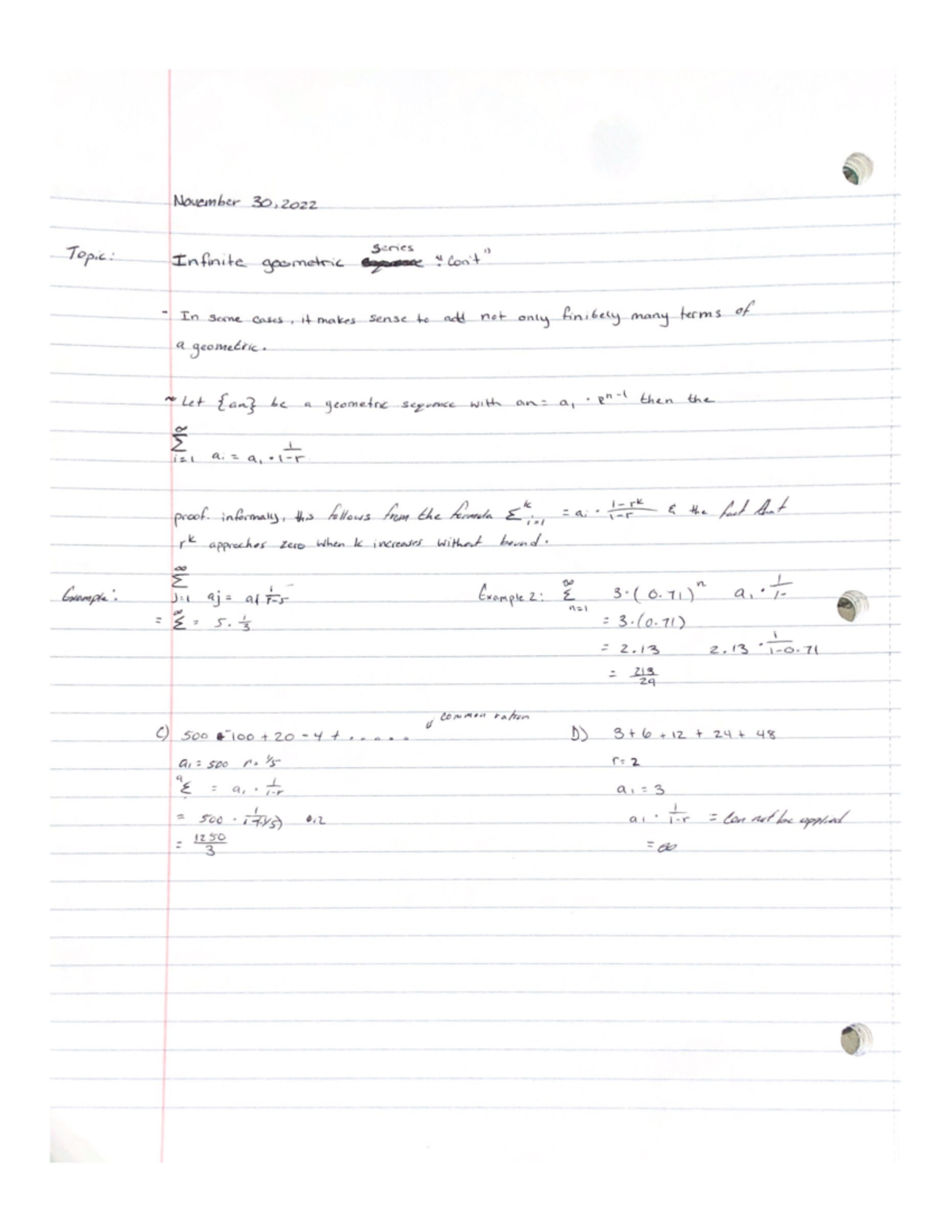 Scanned Documents - notes - MAT 1375 - Studocu
