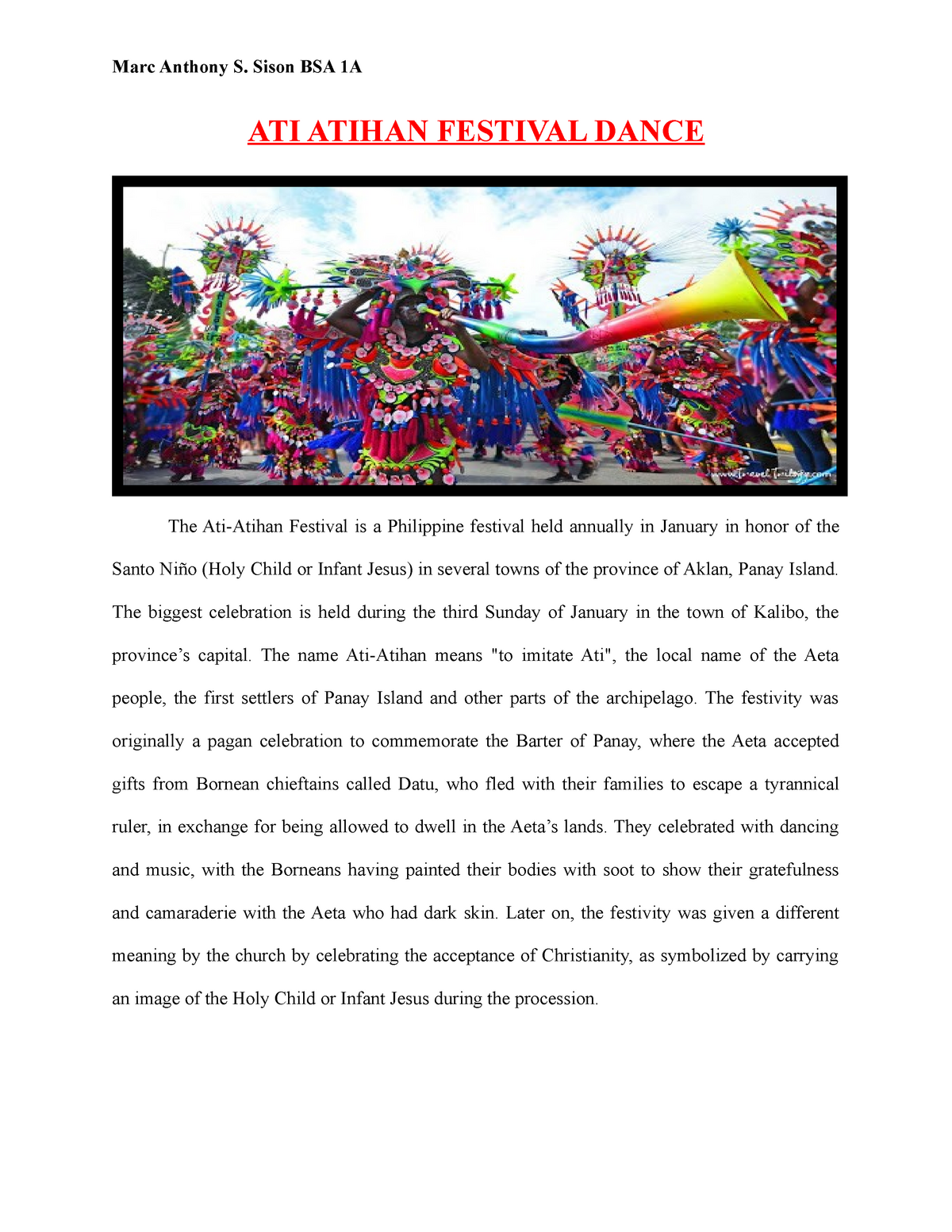 essay about festival dance in the philippines