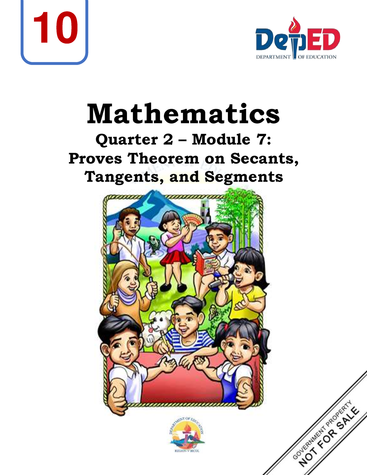 Ilide - Mathematics Quarter 2 – Module 7: Proves Theorem on Secants ...