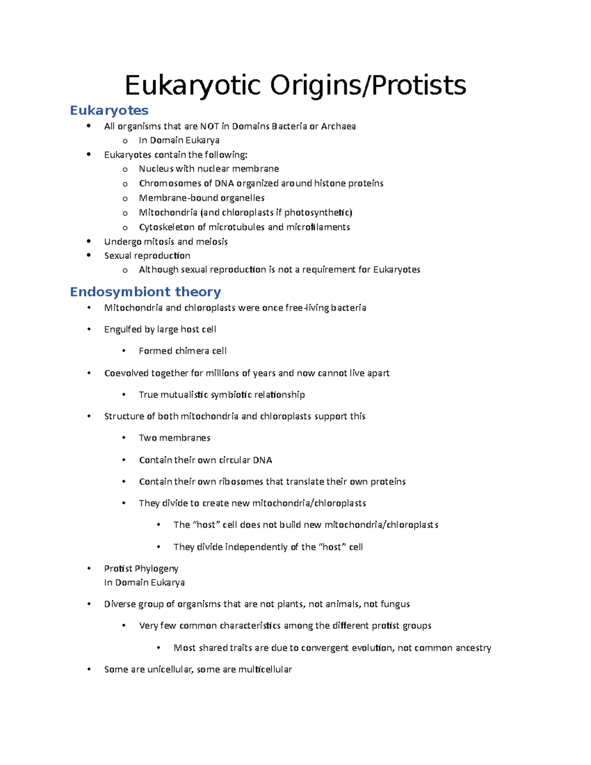 eukaryotic-origins-list-the-unifying-characteristics-of-eukaryotes