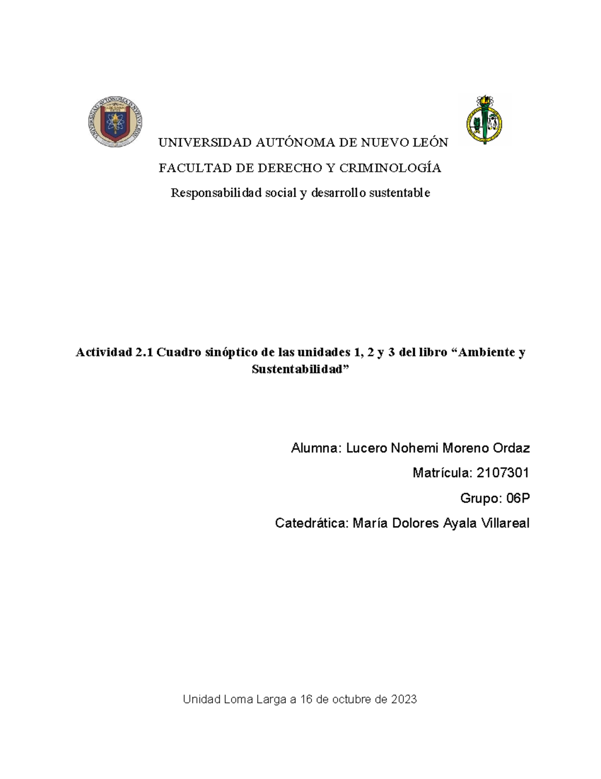 Act 21 Rs Act 21 Responsabilidad Social Y Desarrollo Sustentable Universidad AutÓnoma De 8643