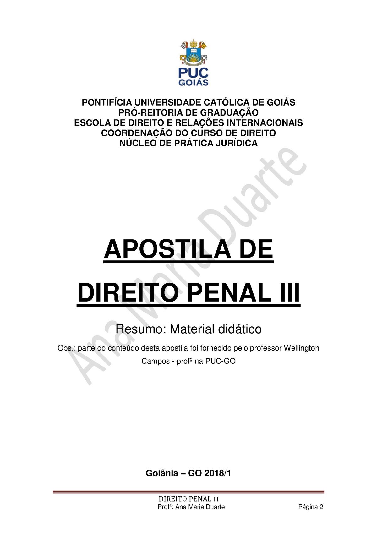 389591321 Apostila Direito Penal Puc - PONTIFÍCIA UNIVERSIDADE CATÓLICA ...