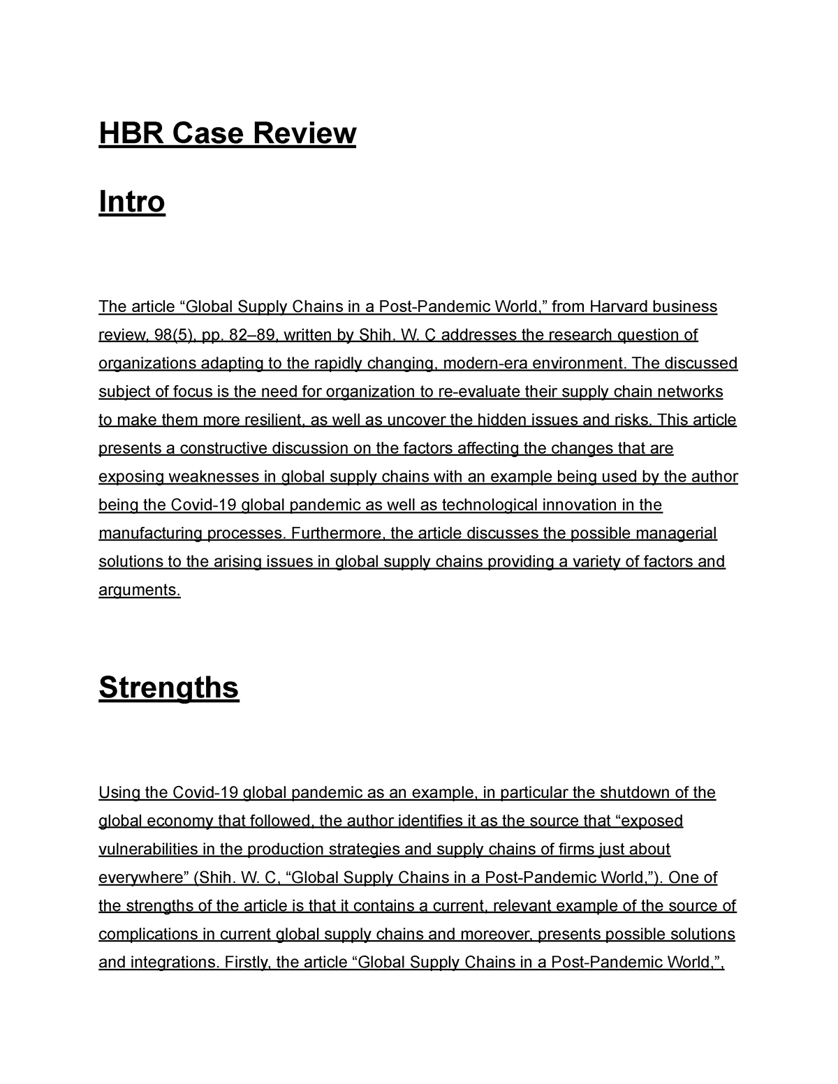 hbr case study method