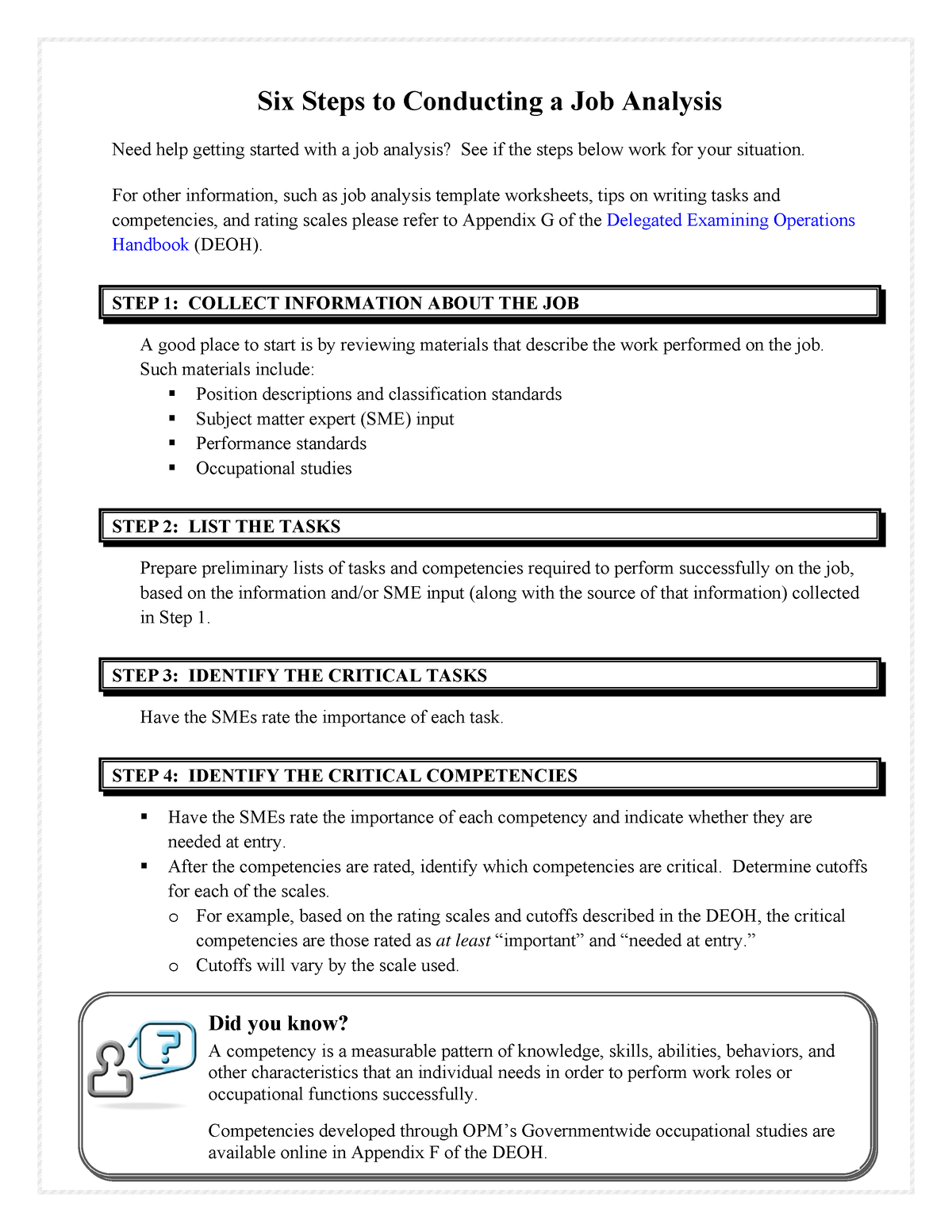 job-analysis-checklist-2-six-steps-to-conducting-a-job-analysis-need