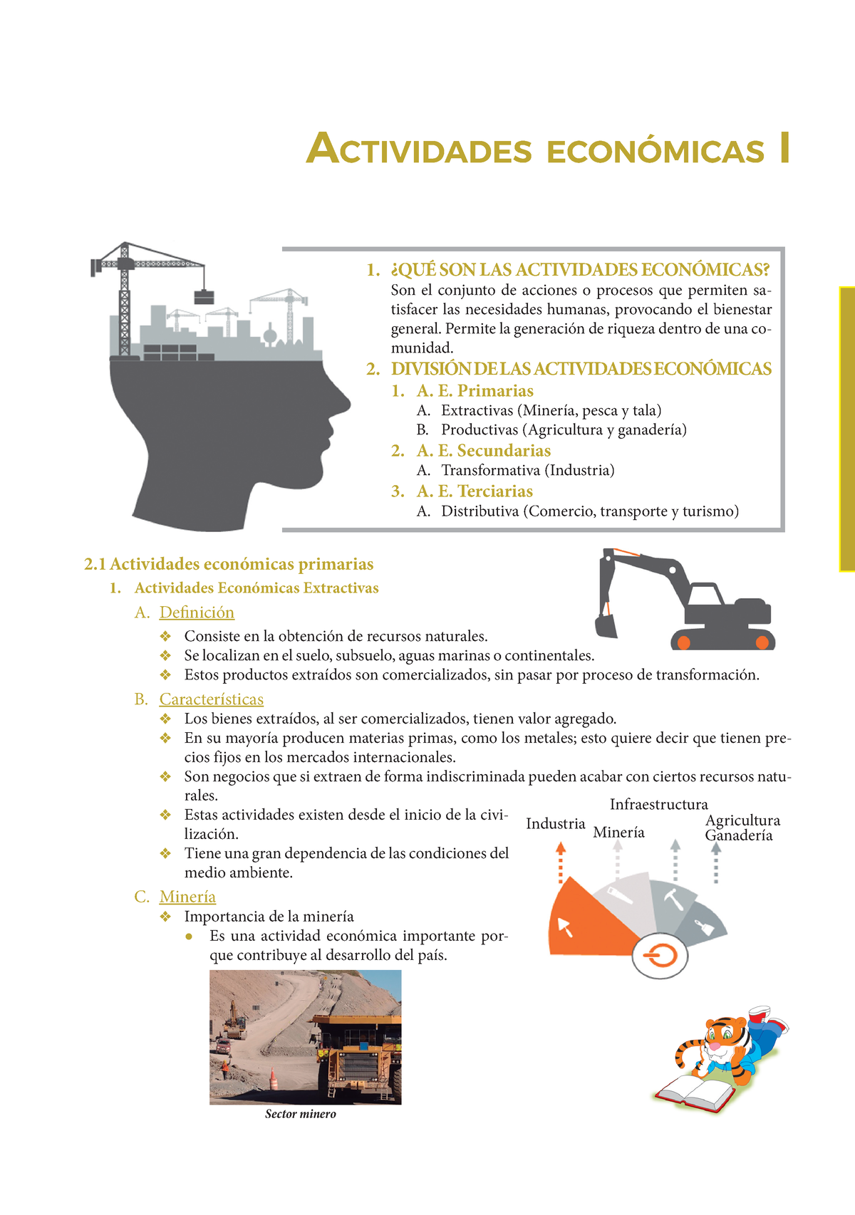 Actividades Extractivas - 1. ¿QUÉ SON LAS ACTIVIDADES ECONÓMICAS? Son ...