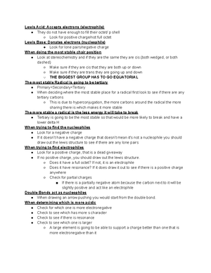 CHEM0310 Study Guide 1 Spring 2021 - Syllabus for Midterm Exam 1 ...