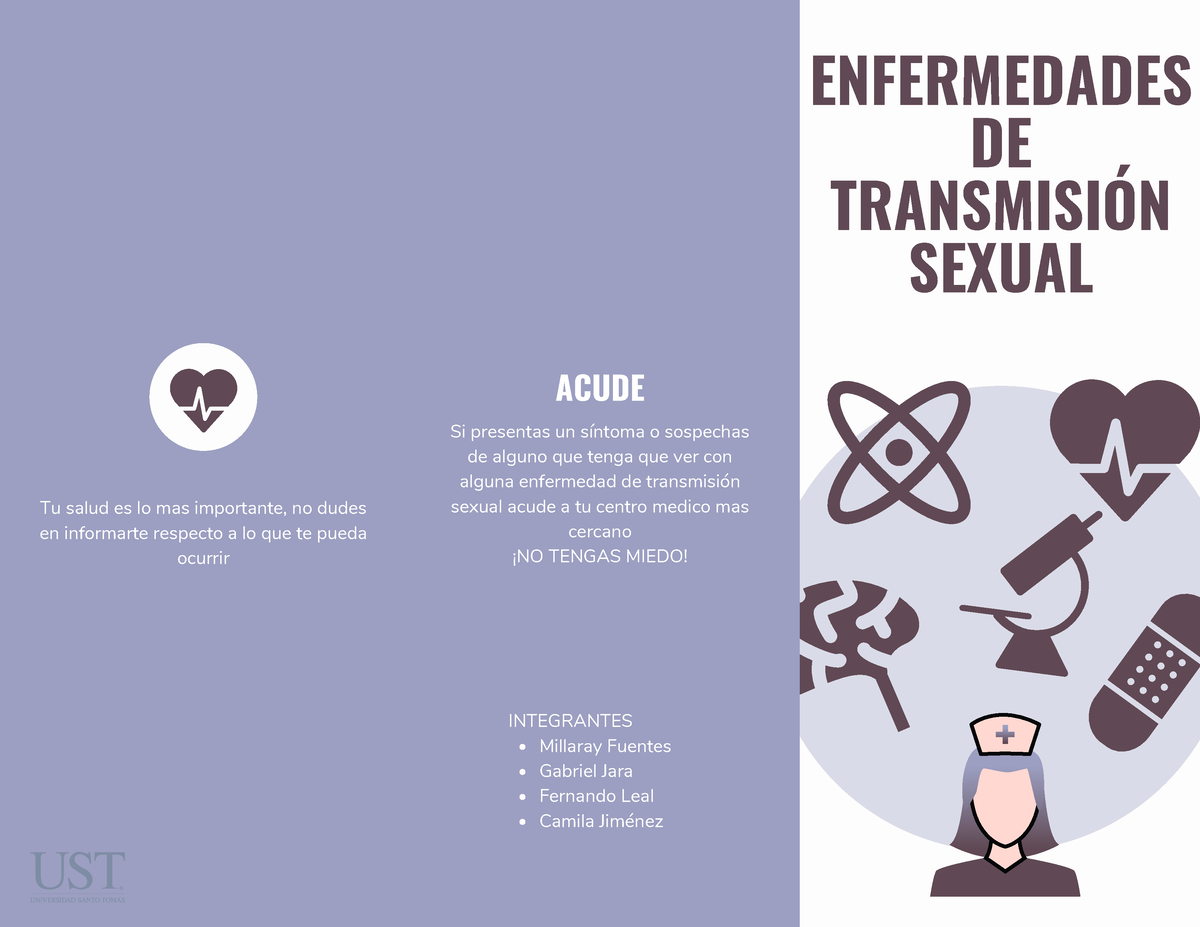 Guia Anticipatoria Para La Prevención De Enfermedades De Transmisión Sexual Tu Salud Es Lo Mas 5109