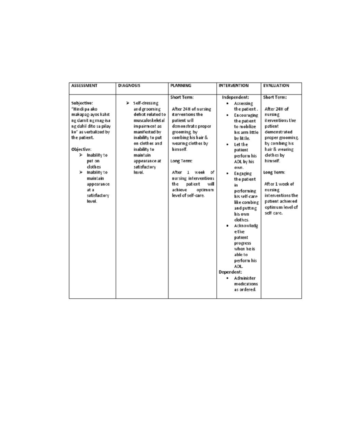 care-plan-example-general-pharm3253-studocu