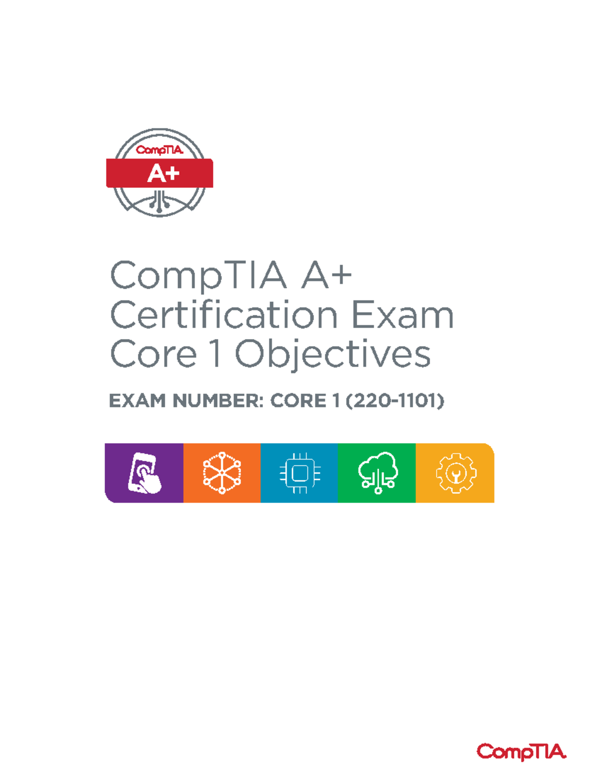 Comptia A 220 1101 Exam Objectives (3 0) - CompTIA A+ Certification ...