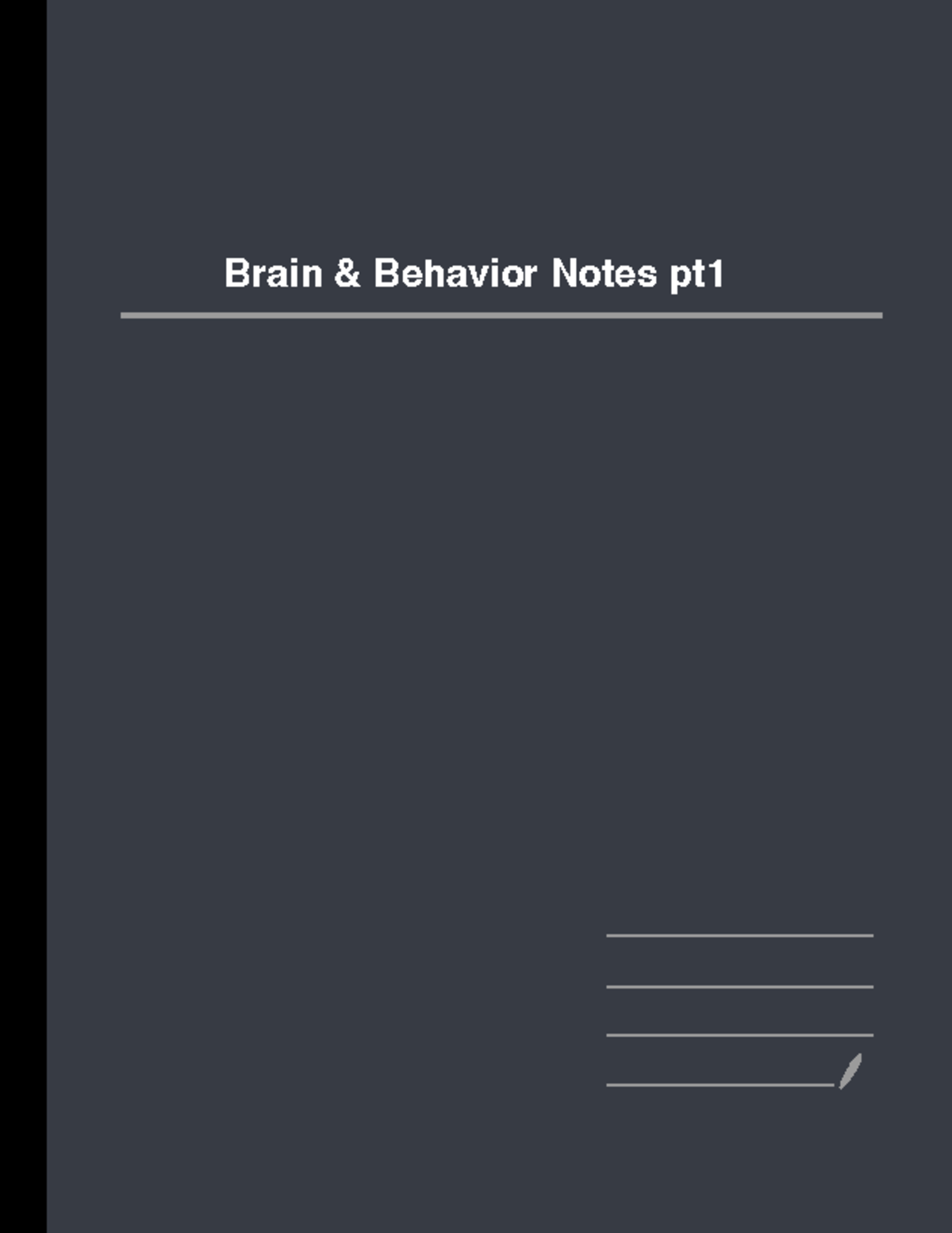 Psych 273 Notes - PSYC 273 - Studocu