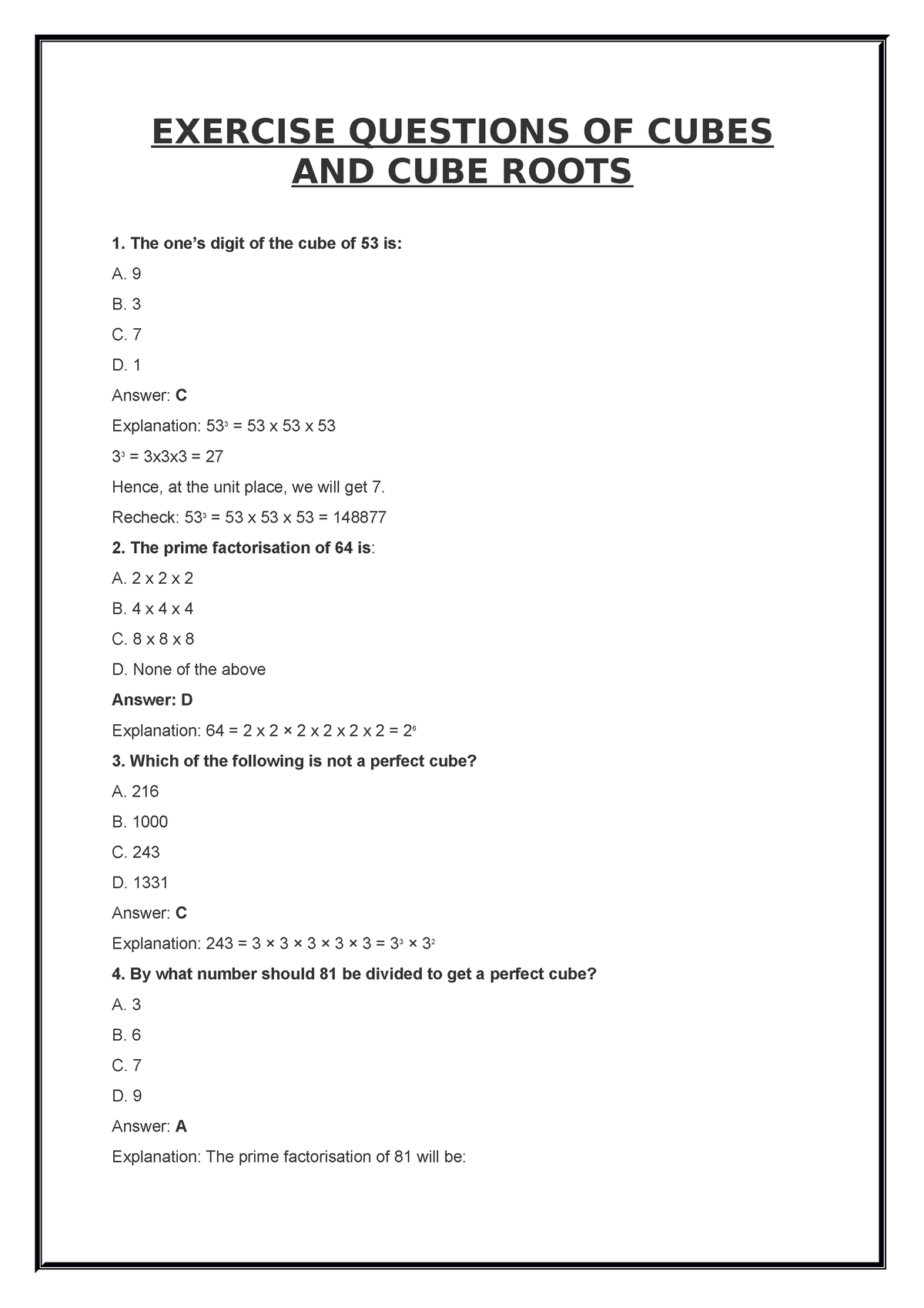 exercise-questions-of-cubes-and-cube-roots-exercise-questions-of