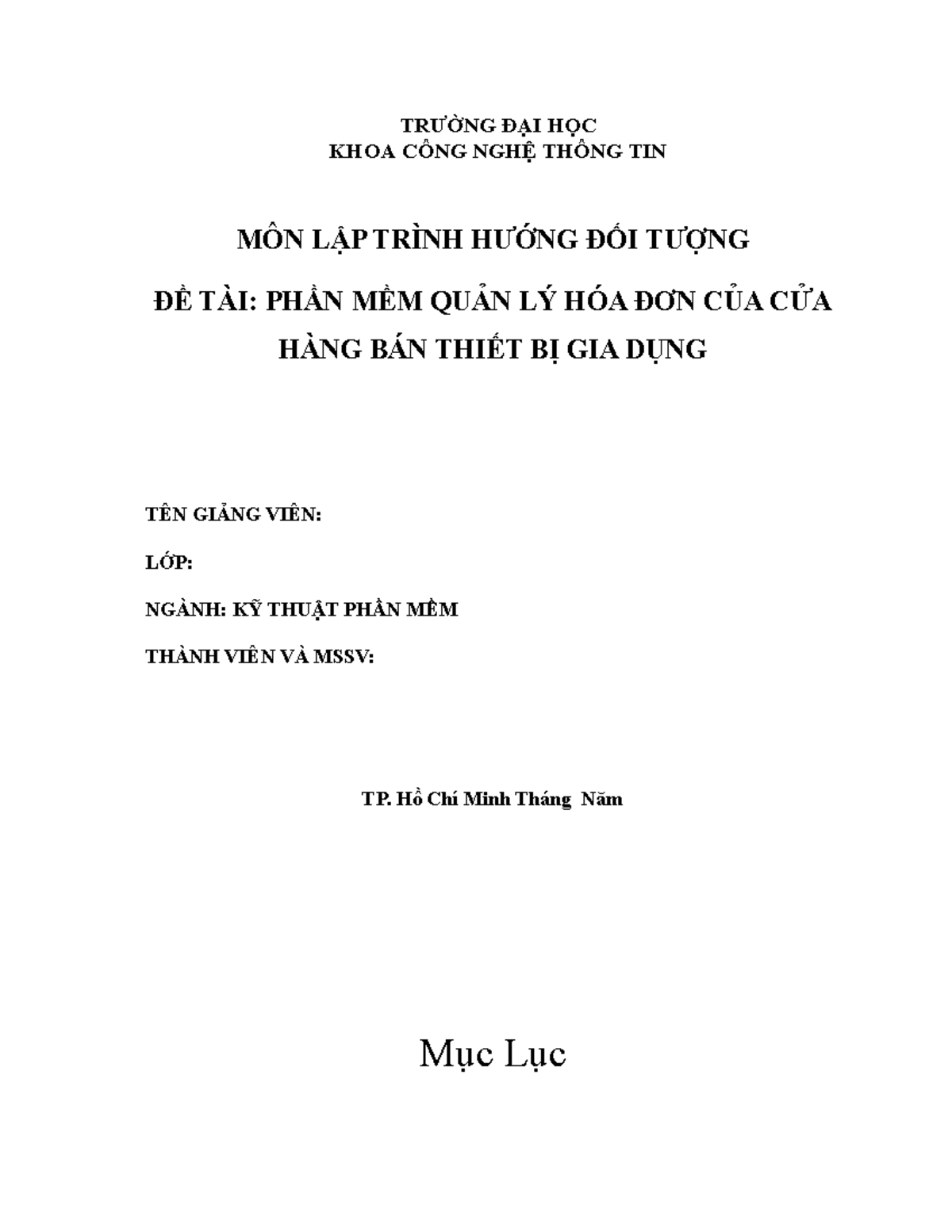 22150266 - lập trình hướng đối tượng - TRƯỜNG ĐẠI HỌC KHOA CÔNG NGHỆ ...