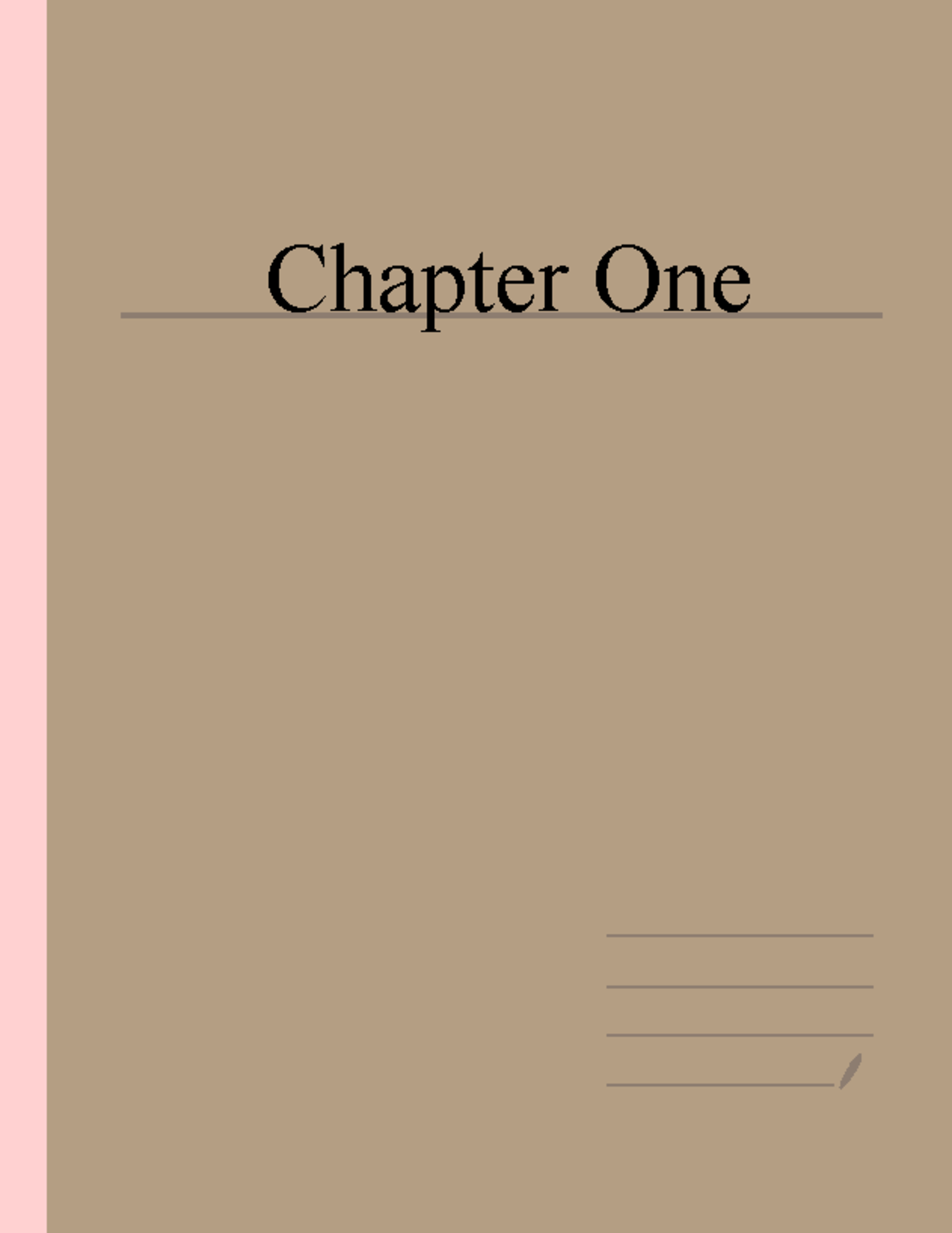 Chapter 1 - Lecture notes 1 - Chapter One Chapter One Needs of ...