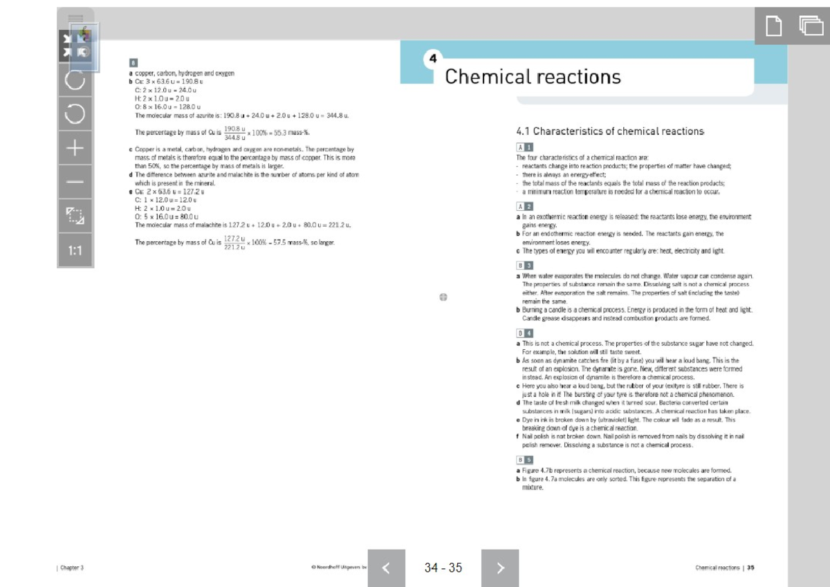 Answers Chapter 4, It's all Chemistry - Scheikunde - Studeersnel