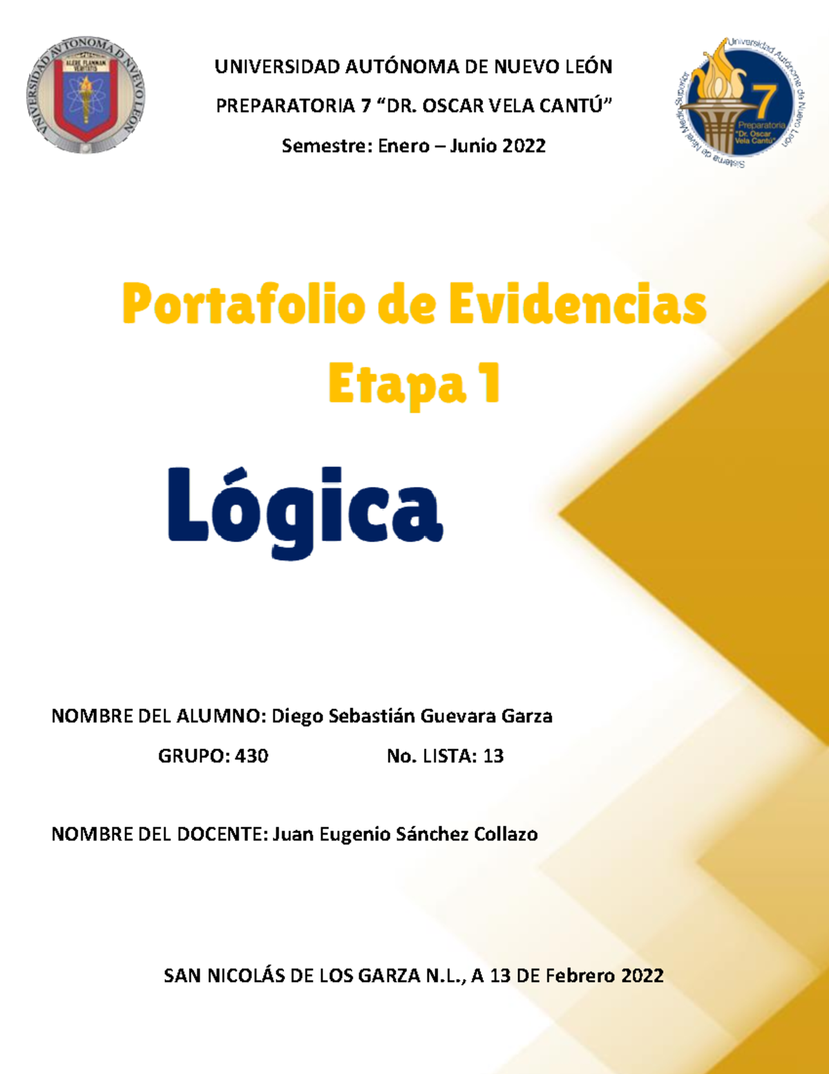 DSGG AR Etapa 1 Logic - ACADEMIA DE L”GICA UNIVERSIDAD AUT”NOMA DE ...
