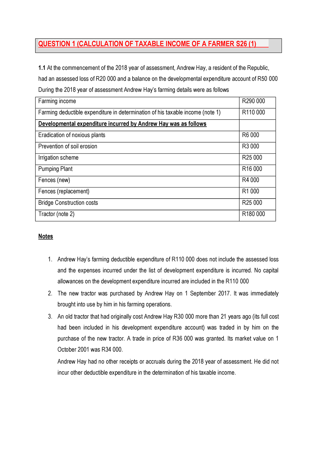 calculation-of-taxable-income-of-a-farmer-section-26-1-question-1