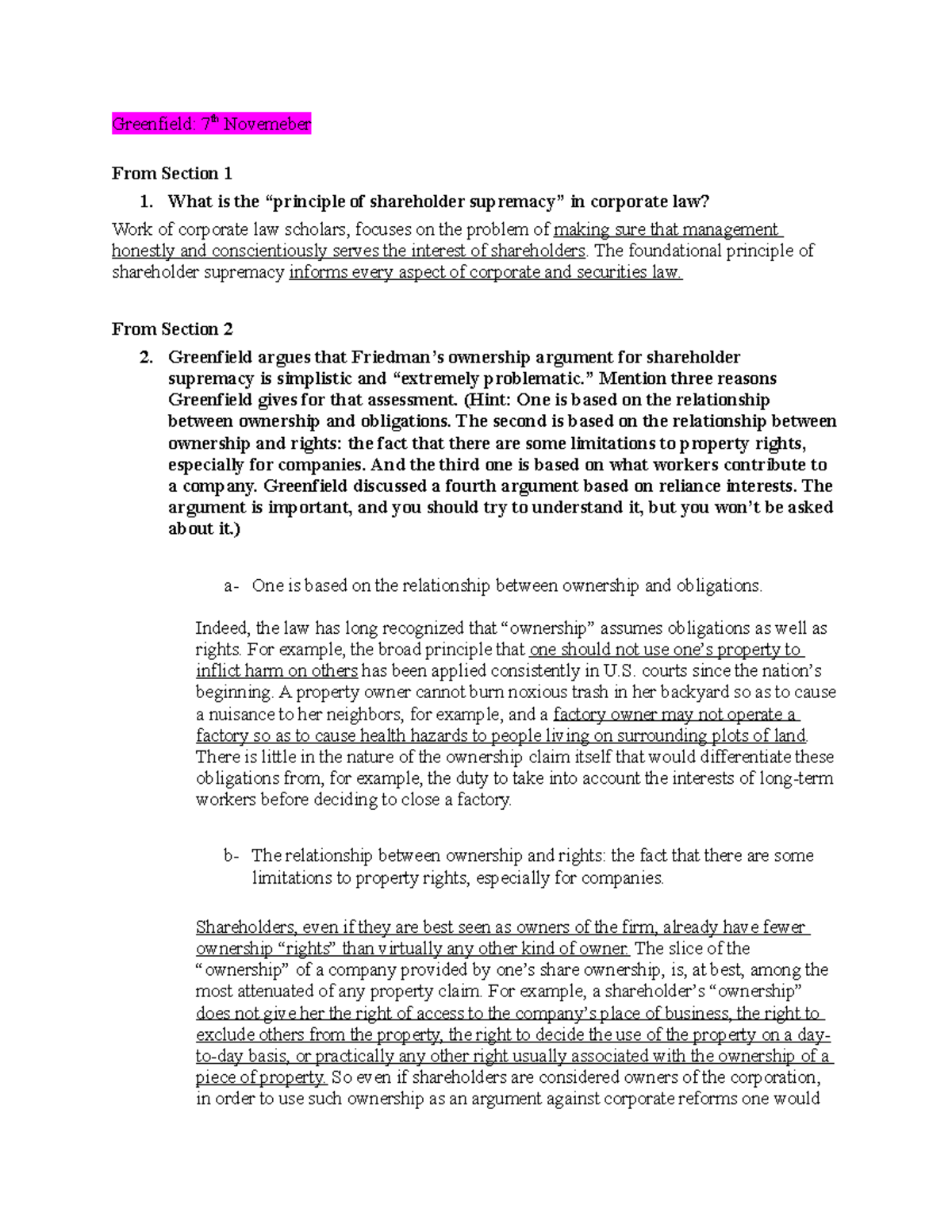 reading-questions-greenfield-2-greenfield-7th-novemeber-from-section