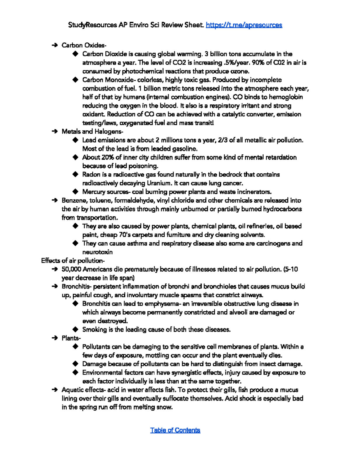 Environmental Science Notes 21 - NRES 41000 - Studocu