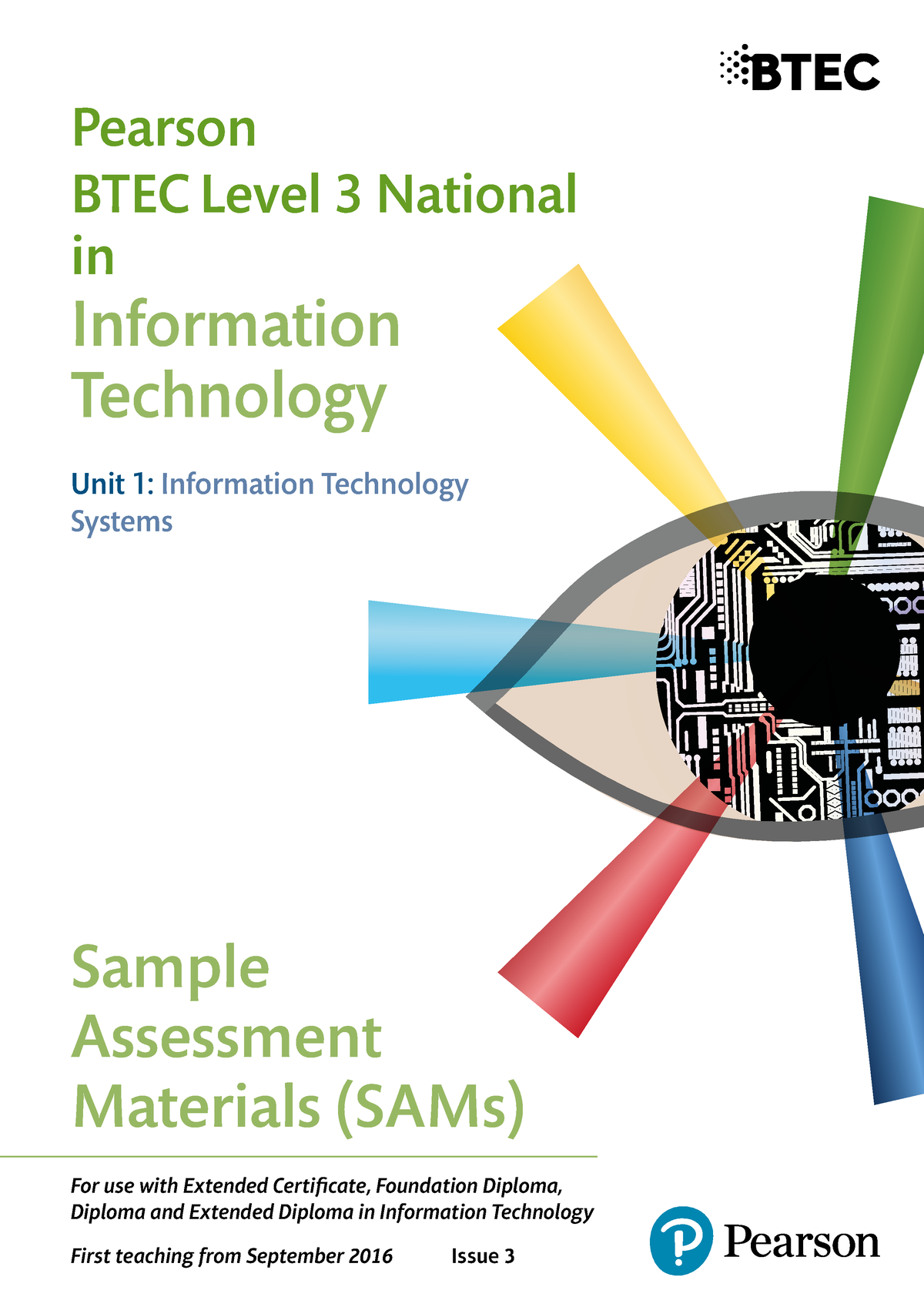 Sample Assessment Material Unit 1 Information Technology Systems ...