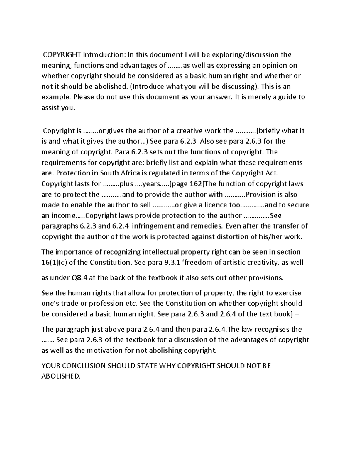 Copyright POE Outline - POE - COPYRIGHT Introduction: In this document ...