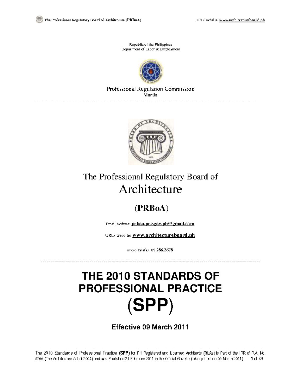 SPP for RLAs - THE 2010 STANDARDS OF PROFESSIONAL PRACTICE - - Studocu