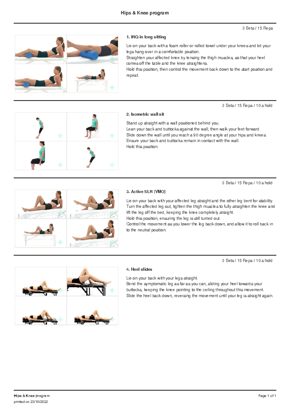 PAtella tendinopathy - Notes. - IRQ in long sitting Lie on your back ...