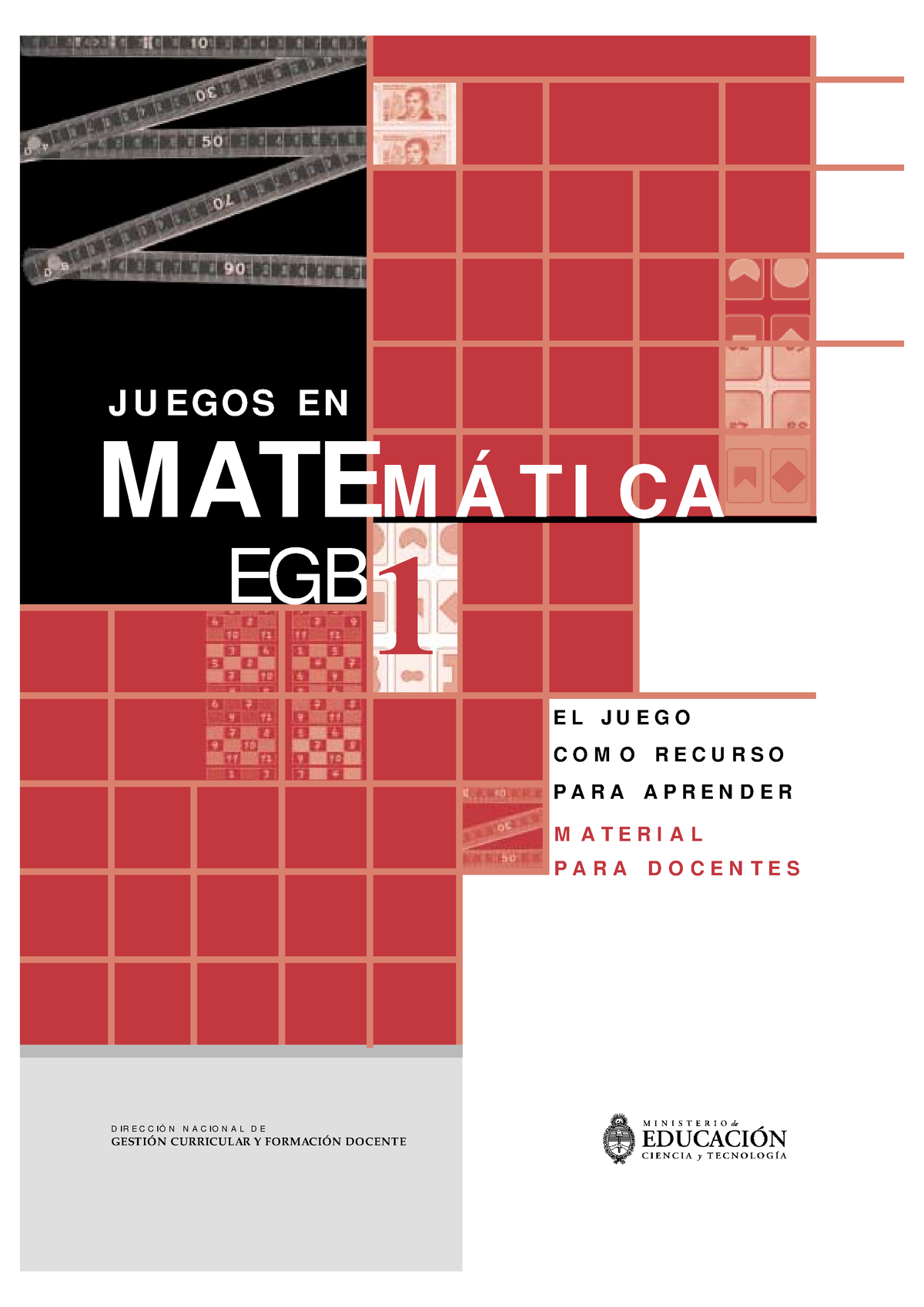 Juegos En Matemática - M A T E R I A L P A R A D O C E N T E S EGB 1 E ...