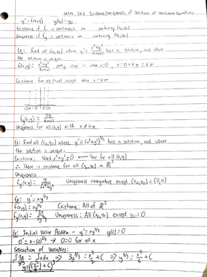 MTH 267 Differential Equations First Order Diff. Eq. Page 3 - MTH 267 ...
