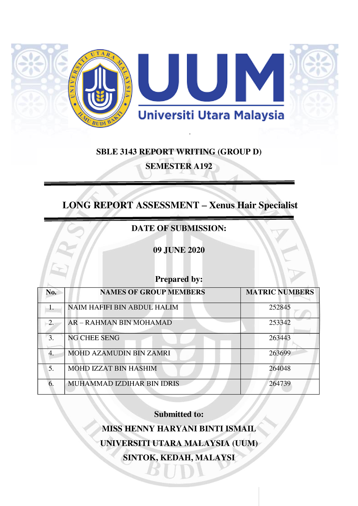 long-report-sample-1-sble-3143-report-writing-group-d-semester-a