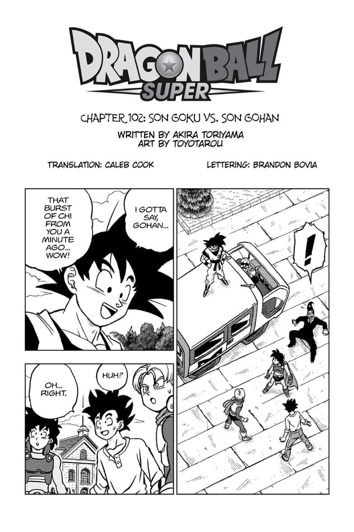 Chapter 102 - SON GOKU VS. SON Gohan - Business Management HL - Studocu