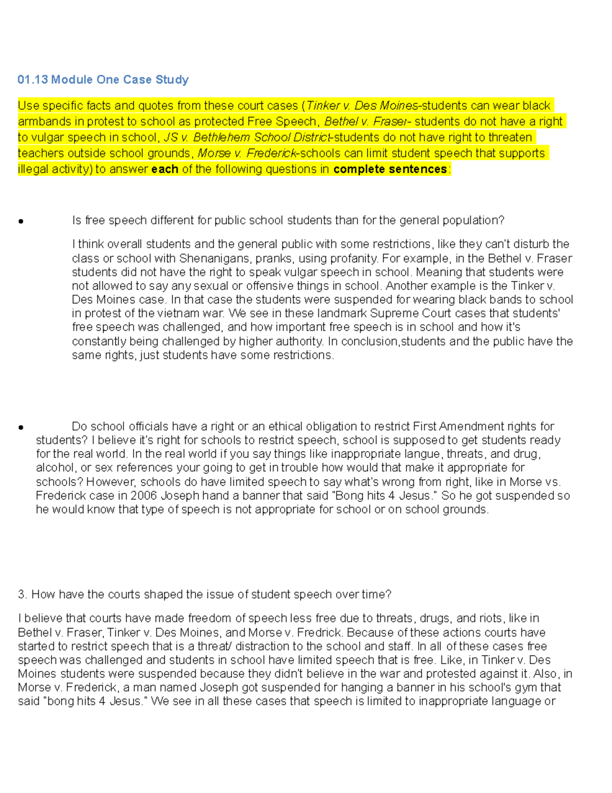 discussion 11 1 case study t j summerton