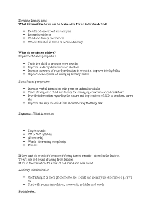 Motor Speech Disorders - MSDs – Apraxia and Dysarthria of speech (AOS ...