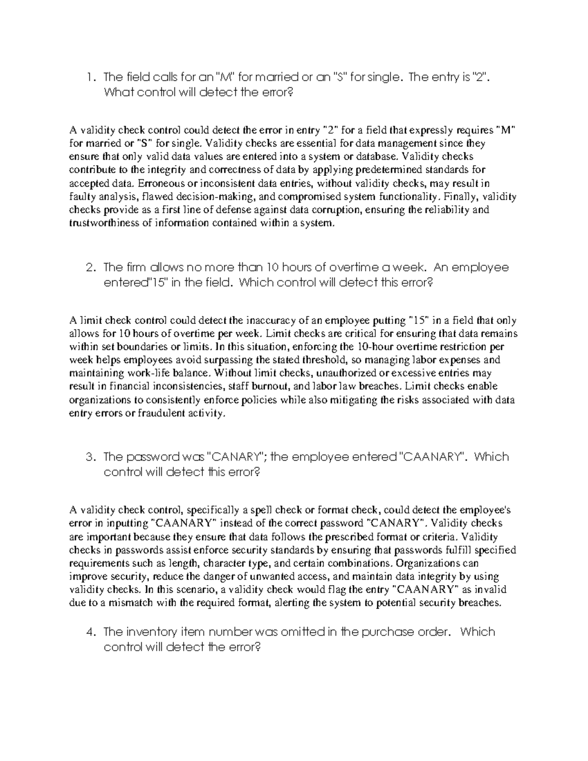 Finals Assignment The field calls for an "M" for married or an "S