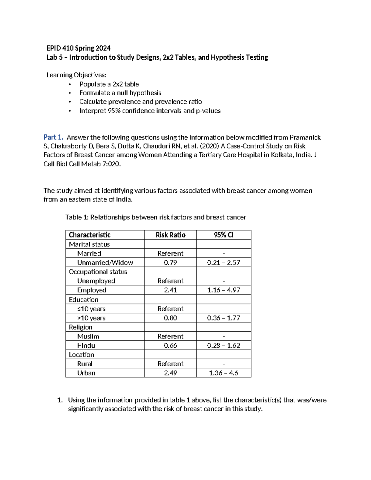 5. Intro to Study Designs and Hypothesis Testing - EPID 410 Spring 2024 ...