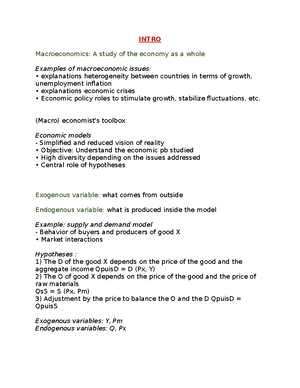 Principles Of Macroeconomics (for Exam 1) Flashcards Quizlet - Principles Of Macroeconomics (for ...