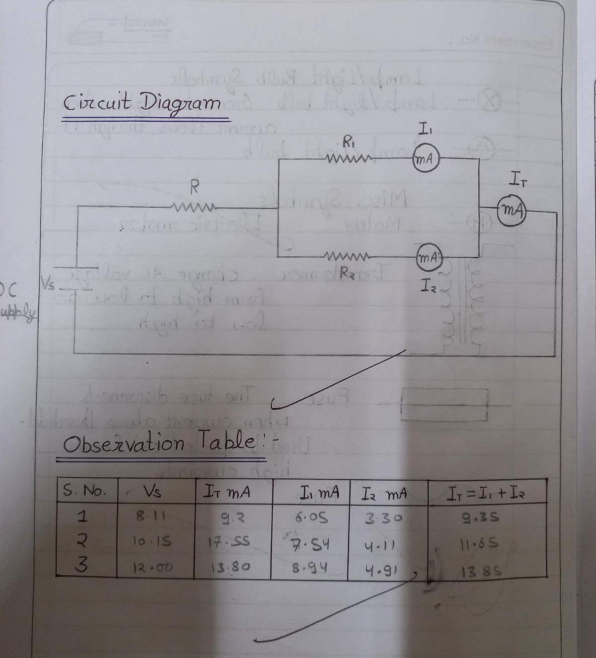Electrical file - gedfef - Circuit Diagram I, R1 mA R IT mA mA R2 C Vs ...