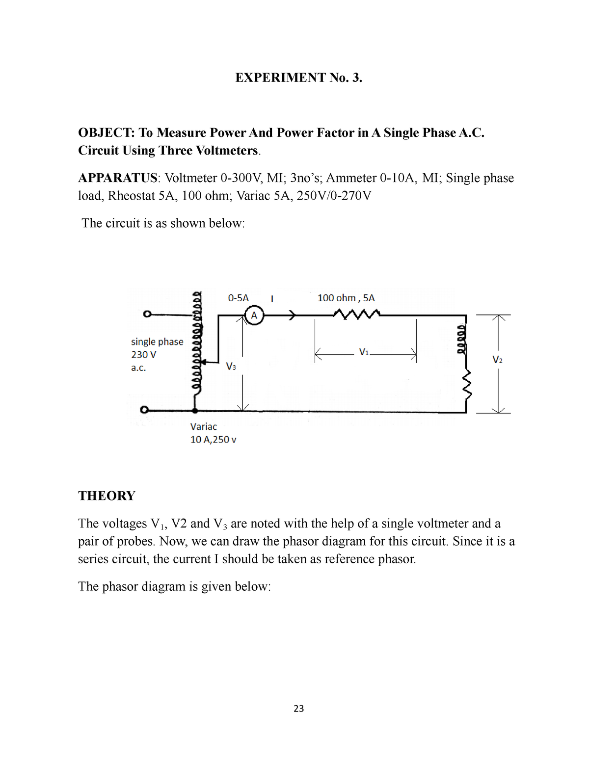 electrical-science-lab-manual-experiment-no-3-object-to-measure